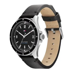 Montre Homme Maverick TOMMY HILFIGER Cuir Noir