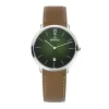 montre homme MICHEL HERBELIN CITY cuir marron 19515AP16GD