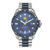 Montre Homme Patrouille de France Athos 5 acier bleu et argenté