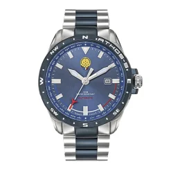 Montre Homme Patrouille de France Athos 5 acier bleu et argenté