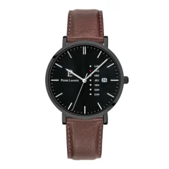 Montre Homme PIERRE LANNIER DATA Cuir Brun