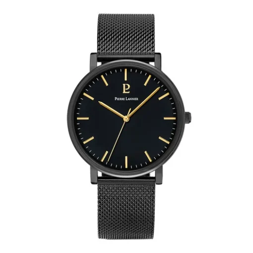 Montre Homme PIERRE LANNIER ESSENTIAL Acier Noir