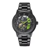Montre Homme PIERRE LANNIER PADDOCK Noir Cadran Noir Bracelet Acier Noir 344A479