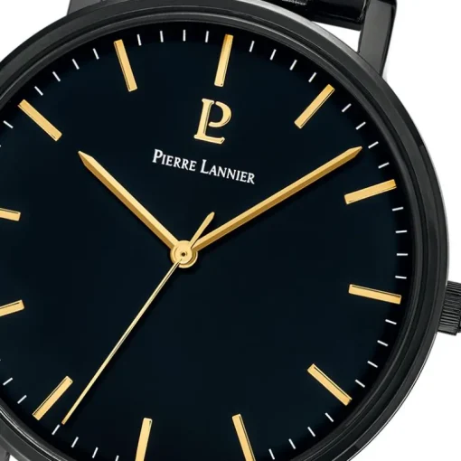 Montre Homme PIERRE LANNIER ESSENTIAL Acier Noir