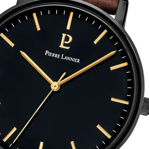 Montre Homme PIERRE LANNIER ESSENTIAL Cuir Brun