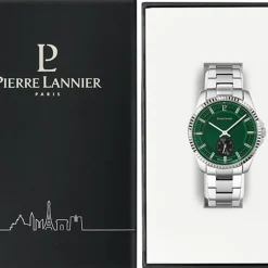 Montre Homme PIERRE LANNIER METROPOLITAIN Acier Argenté