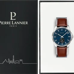 Montre Homme PIERRE LANNIER METROPOLITAIN Cuir Brun