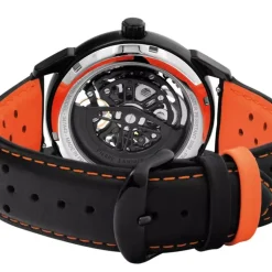 Montre Homme PIERRE LANNIER MONARCK Noir Cadran Noir Bracelet Cuir Noir 347A433