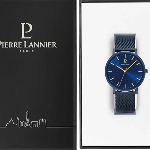Montre Homme PIERRE LANNIER ESSENTIAL Acier Bleu