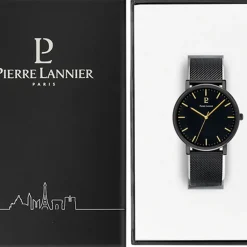 Montre Homme PIERRE LANNIER ESSENTIAL Acier Noir