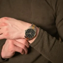 Montre Homme PIERRE LANNIER METROPOLITAIN Acier Bicolore