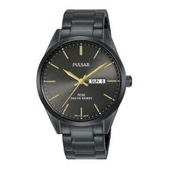 Montre Homme PULSAR Tradition Acier Noir
