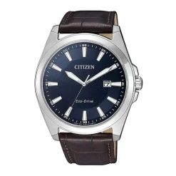 Montre Homme Quartz Solaire CITIZEN SPORTS ECO-DRIVE Cuir Brun