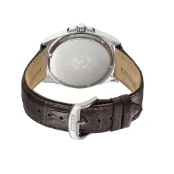 Montre Homme Quartz Solaire CITIZEN SPORTS ECO-DRIVE Cuir Brun