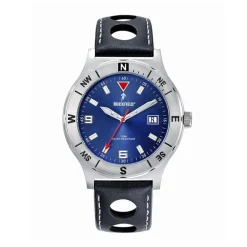 Montre Homme Ruckfield Cuir Bleu
