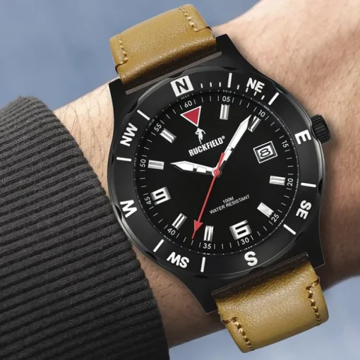 Montre Homme Ruckfield Cuir Marron