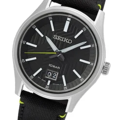 Montre Homme SEIKO SPORT NOIR Nylon Noir
