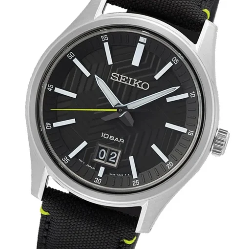 Montre Homme SEIKO SPORT NOIR Nylon Noir