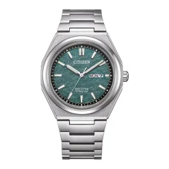 Montre homme solaire Eco-Drive Citizen Super titanium acier argenté - AW0130-85XE