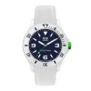 Montre Homme Solaire M ICE SIXTY NINE SOLAR WHITE BLUE Silicone Blanc