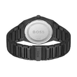Montre Homme Steer BOSS acier noir