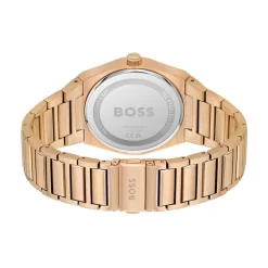 Montre Homme Steer BOSS acier doré rose