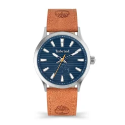 Montre Homme TIMBERLAND TRUMBULL BLEUE Cuir Orange