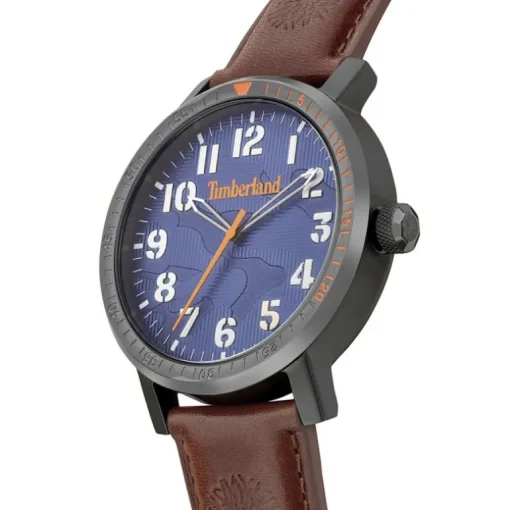 montre homme TIMBERLAND Topsmead cuir brun