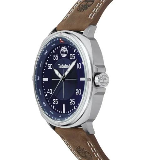 montre homme TIMBERLAND Williston cuir brun