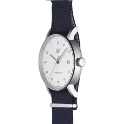 Montre homme Tissot Classic Everytime Swissmatic tissu bleu T1094071703200