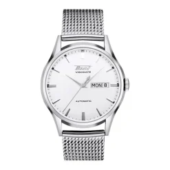 Montre homme Tissot Heritage Visodate Automatic acier argenté T0194301103100