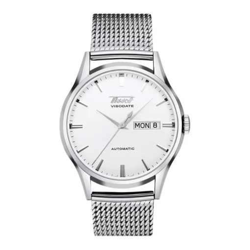Montre homme Tissot Heritage Visodate Automatic acier argenté T0194301103100