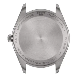Montre homme Tissot PR 100 40mm acier argenté cuir brun T1504101603100