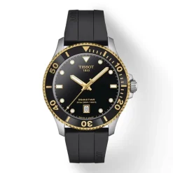 Montre Homme TISSOT SEASTAR 1000 40MM Silicone Noir T1204102705100