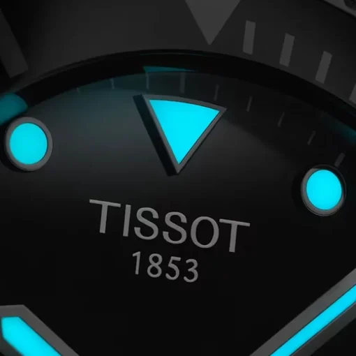 Montre Homme TISSOT SEASTAR 1000 40MM Silicone Noir T1204102705100