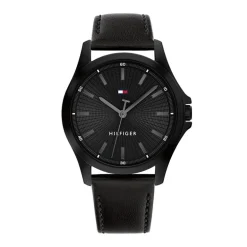 Montre Homme TOMMY HILFIGER BRUCE Casual Timer Cuir Noir 1792190