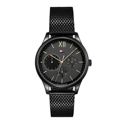 Montre homme TOMMY HILFIGER Acier Noir