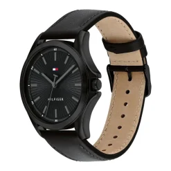 Montre Homme TOMMY HILFIGER BRUCE Casual Timer Cuir Noir 1792190