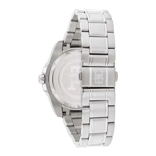 Montre Homme TOMMY HILFIGER TH85 GMT NOIR Acier Argenté