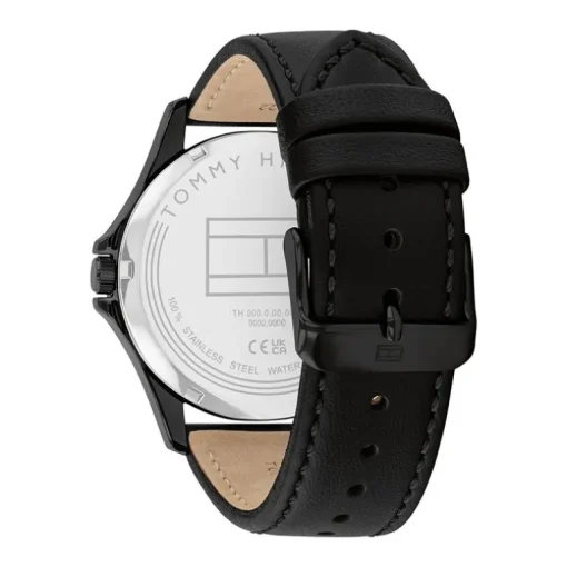Montre Homme TOMMY HILFIGER BRUCE Casual Timer Cuir Noir 1792190
