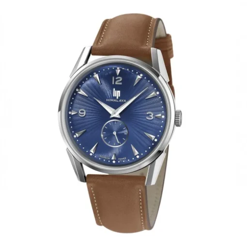 montre LIP Himalaya cuir marron