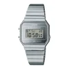 Montre mixte Casio Digiale Iconic acier argenté A700WEV-7AEF