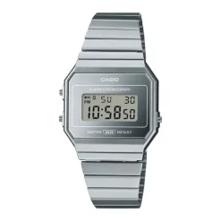 Montre mixte Casio Digiale Iconic acier argenté A700WEV-7AEF