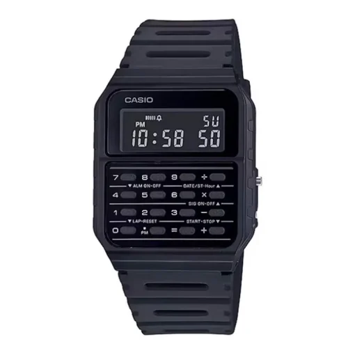 Montre Mixte CASIO Edgy Collection Acier Noir CA-53WF-1BEF