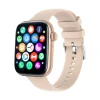 Montre Mixte Connectée TEKDAY DORE ROSE Silicone Rose