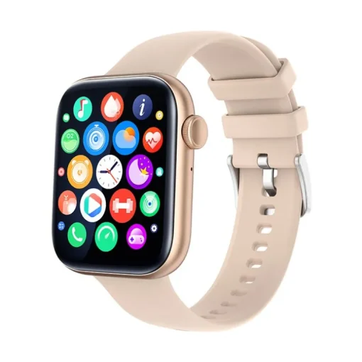 Montre Mixte Connectée TEKDAY DORE ROSE Silicone Rose