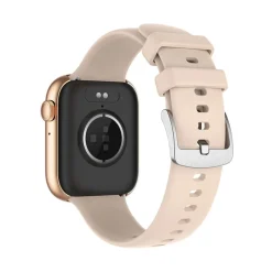 Montre Mixte Connectée TEKDAY DORE ROSE Silicone Rose