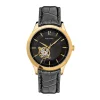 Montres Homme Automatique PIERRE LANNIER FLEURET Cuir Noir