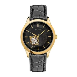Montres Homme Automatique PIERRE LANNIER FLEURET Cuir Noir