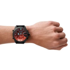 Montrz Homme DIESEL CHRONOGRAPHE MEGA CHIEF Nylon Noir